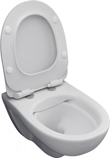 Унітаз підвісний Ideal Standard I.Life Round Rimless T471601 з сидінням T467601