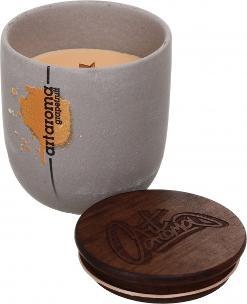 Свеча ароматическая ArtAroma керамическая Грейпфрут 