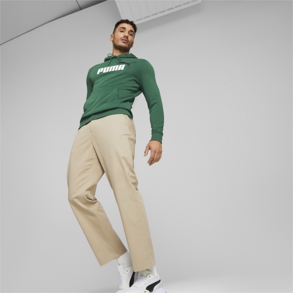 Джемпер Puma ESS+ 2 COL BIG LOGO HOODIE TR 58676537 р. S зелений