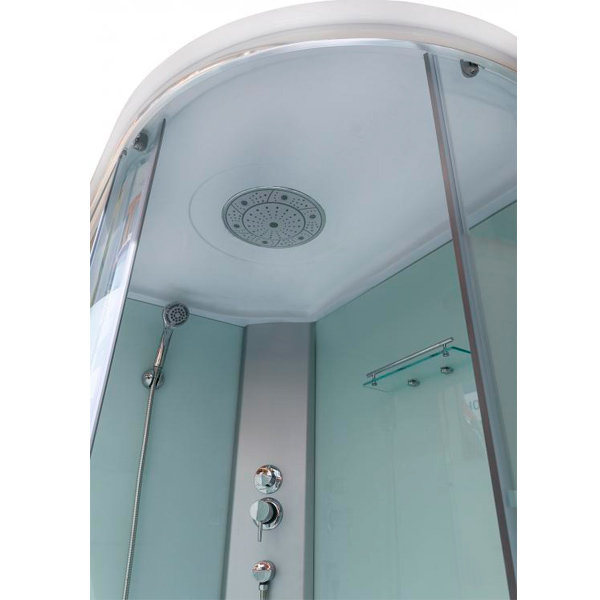 Гидромассажный бокс Water House WH -260 120x80 L профиль хром, стекло прозрачное