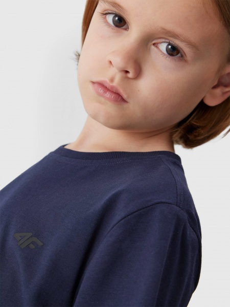 Футболка 4F TSHIRT M0795 4FJAW23TTSHM0795-31S р.122 синий