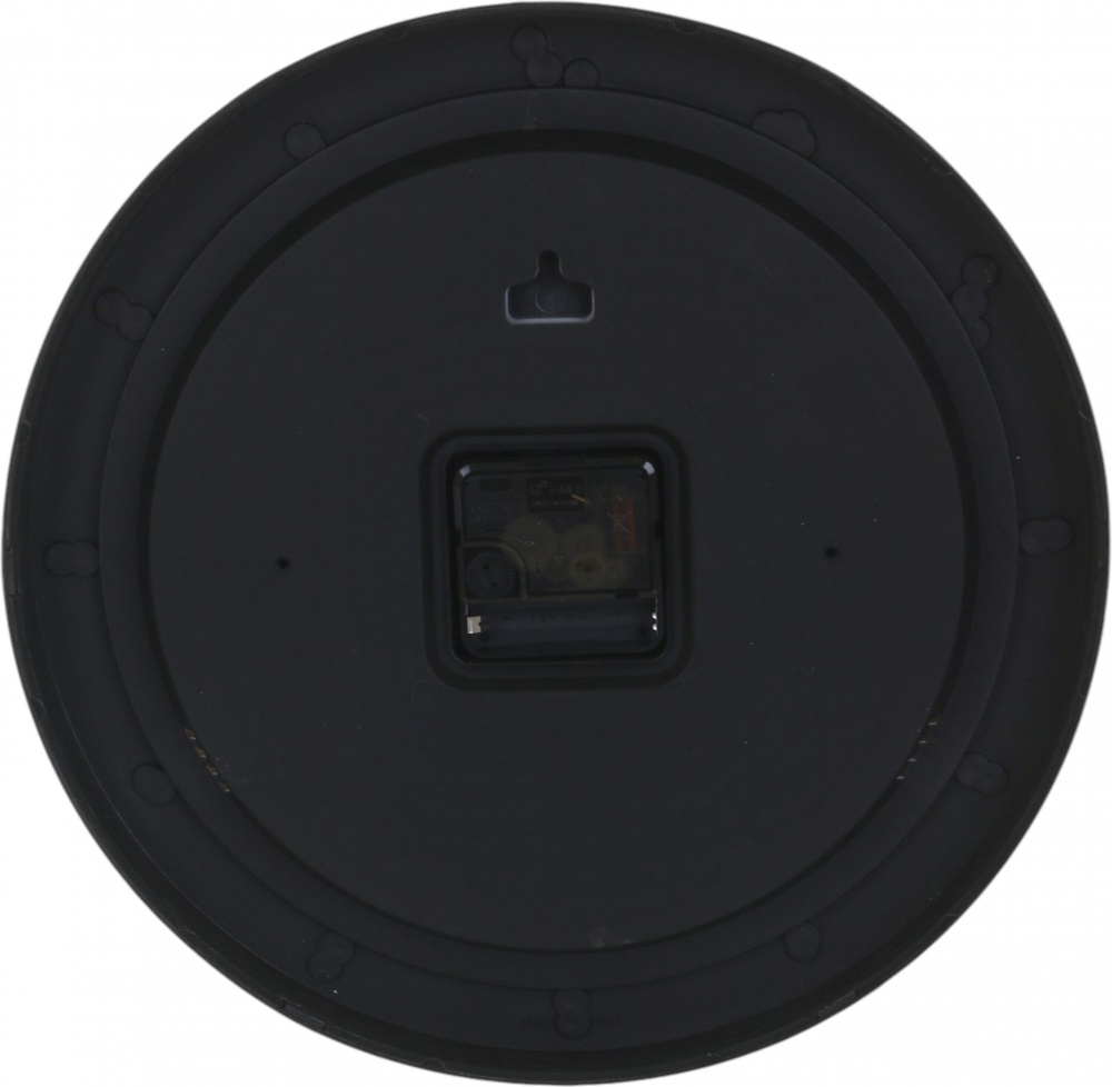 Часы настенные Silent 30 см белый с золотом