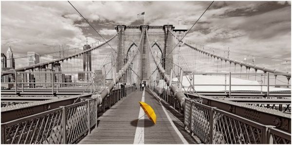 Плитка Tiger Жовта парасолька-1 29,7x60 