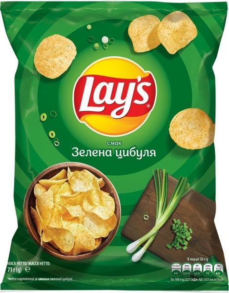 Чипси Lays Цибуля 71 г (5900259070005) 