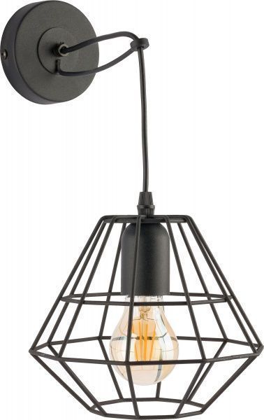 Бра TK Lighting Diamond 1x60 Вт E27 черный 2183 