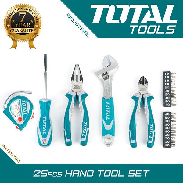 Набор ручного инструмента TOTAL® 25 шт. THKTHP90256