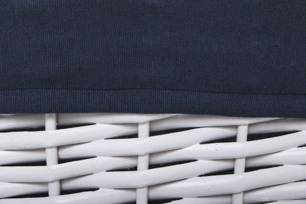 Корзина плетеная с текстилем 40x31x16 см XT12-4CD-3 