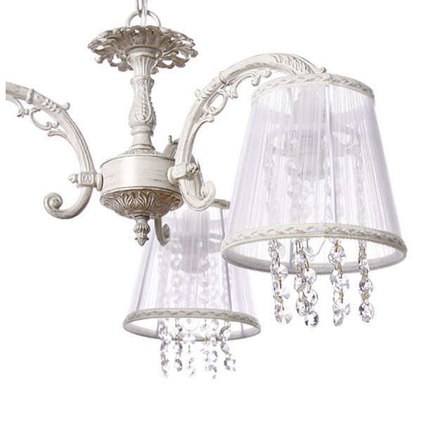 Люстра Altalusse подвесная 3x40 Вт E14 крем/белый INL-6123P-03