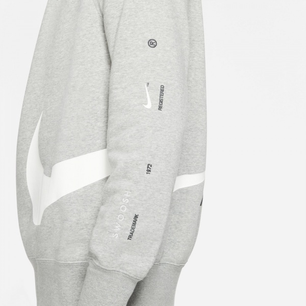 Свитшот Nike M NSW SWOOSH SBB CREW DD5993-063 р. XL серый