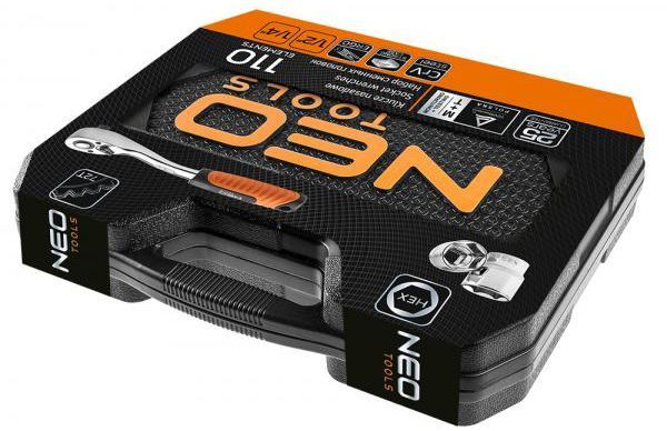 Набір головок 1/2, 1/4 NEO tools 108 шт. 08-666