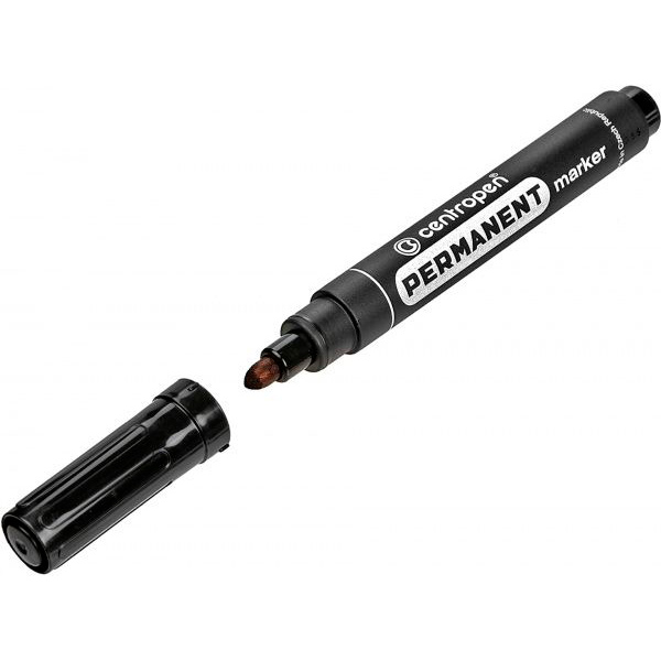 Маркер перманентний Centropen 2.5 мм 8566 чорний 