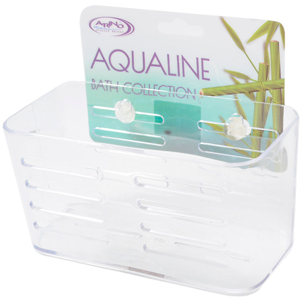 Полиця Arino Aqualine 18,7х10х12,2 см бiла 51158 