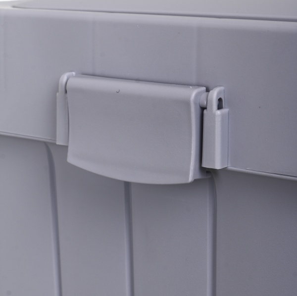 Кошик для білизни RIO Twins 36,1х27,3х58,1 см 40 л сірий 