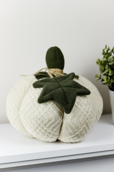 Декоративний виріб Гарбуз Medium Крем 25x25 см крем Прованс 