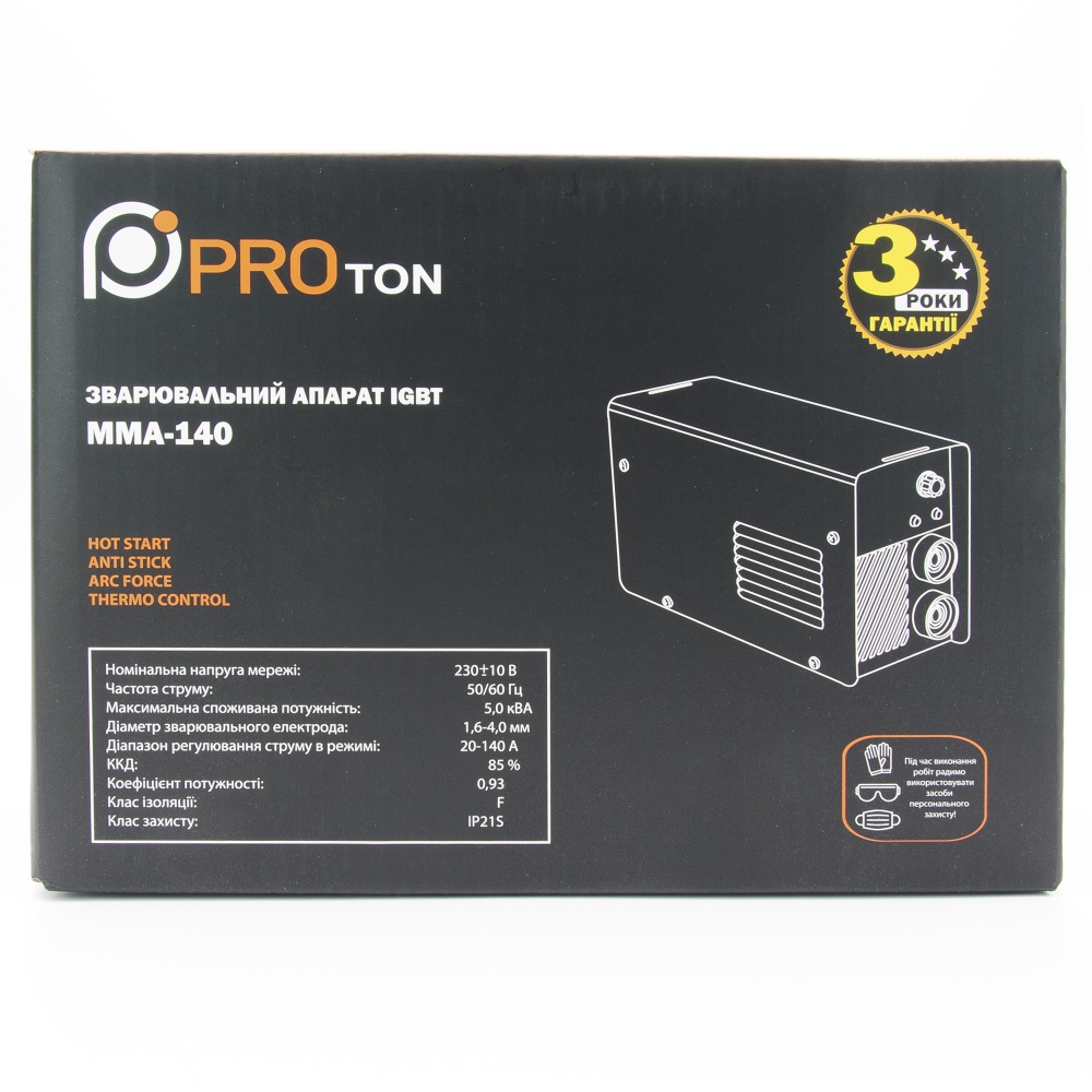 Аппарат сварочный PROTON MMA-140