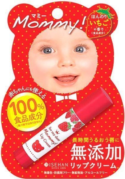 Бальзам для губ ISEHAN Mommy с ароматом клубники 3,5 г