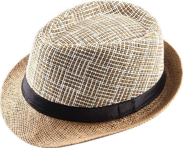 Шляпа молодежный Клетка one size бежевый