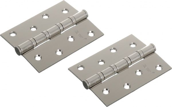 Петля для дверей 100x80x3 мм матовый никель универсальная 2 шт