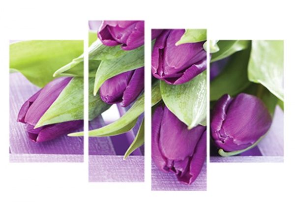 Картина модульная 441 Тюльпаны 118x75 см 