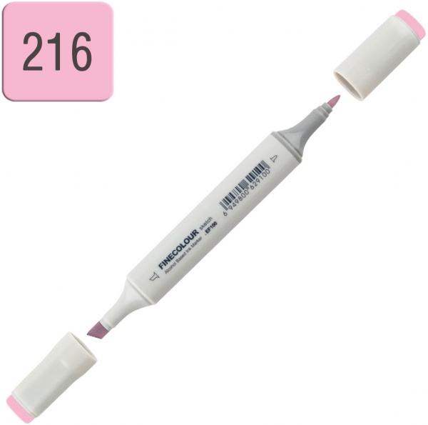 Маркер спиртовий FINECOLOUR Sketch EF100-216 ніжний рожевий 