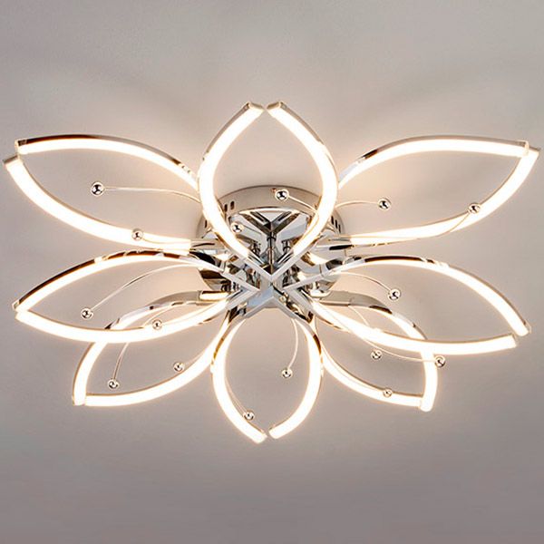 Люстра світлодіодна Strotskis Fiona 96 Вт хром 90092/8 