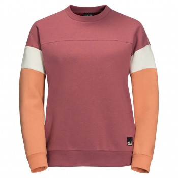 Свитшот Jack Wolfskin 1709841-2442 р. XS розовый