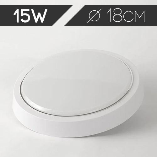 Світильник настінно-стельовий Luminaria 15 Вт білий 5500 К DLR 15W 