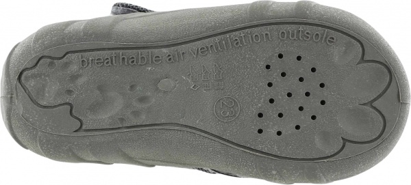 Капці дитячі RenBut Kiss р.24 сірий 13-105_P-0820-24 