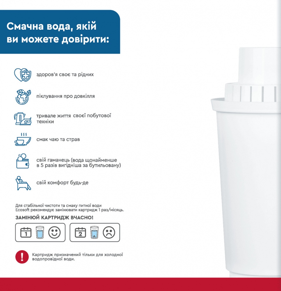 Картридж Ecosoft для кувшинов шт.