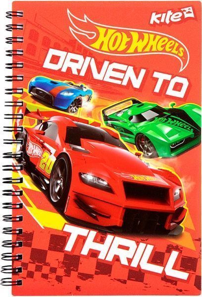 Блокнот Hot Wheels А5 80 листов HW17-225 KITE