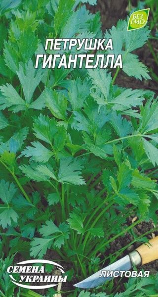 Насіння Семена Украины петрушка листова Гігантелла 3 г