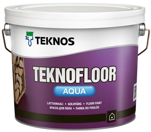 Емаль TEKNOS TEKNOFLOOR AQUA база 3 напівглянець 2,7л