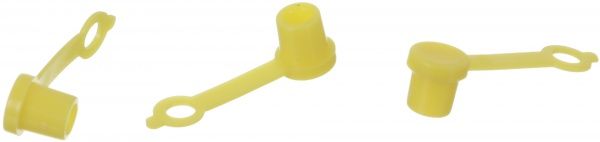 Набор колпачков для пресс-масленок, желтый цвет 