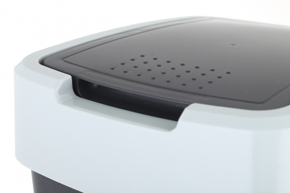 Відро для сміття Алеана 10 л граніт/полин 122066