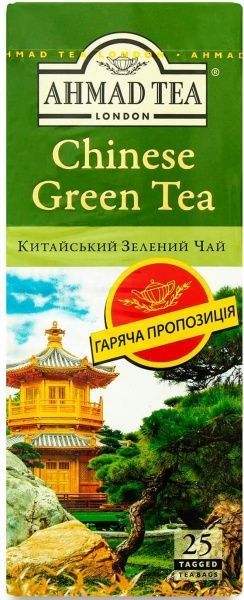 Чай зеленый AKHMAD TEA Chinese Green 25 шт. 1,8 г 