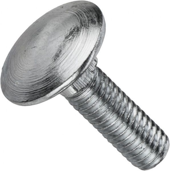 Болт метрический 6х20 DIN 603 с квадратным подголовником оцинкованный код 171 ОЦ DIN 603 6x20 мм вес 131 кг Expert Fix