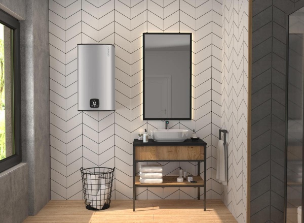 Бойлер Atlantic Steatite Cube WI-FI ES-VM 100 S4 C2 WD (2400W) silver 