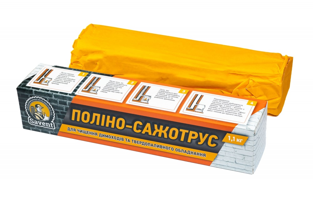 Поліно Savent для чищення димоходу