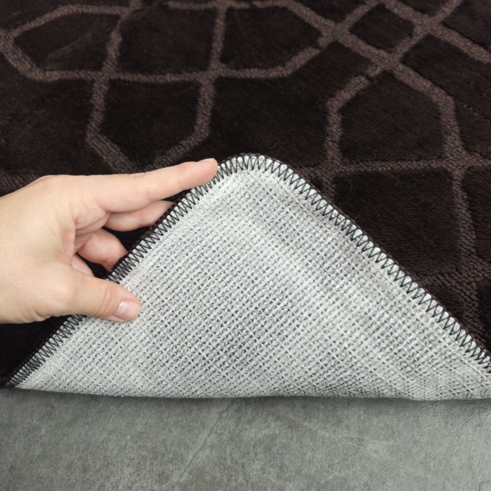 Набор ковриков Dariana Standard 60x100+60x50 шоколадная геометрия