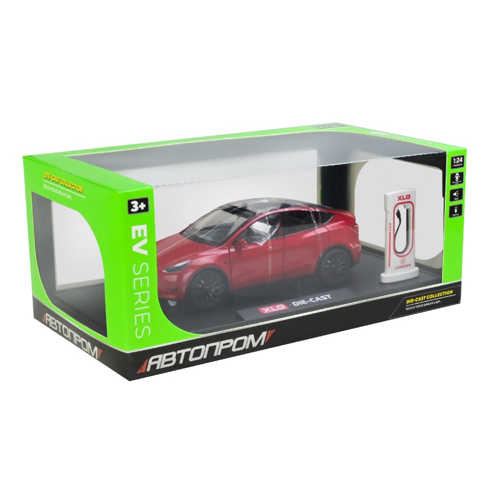 Автомобіль Автопром 1:24 із зарядною станцією AP7711