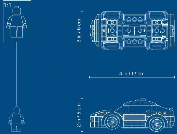Конструктор LEGO City Автомобиль полицейского патруля 60239