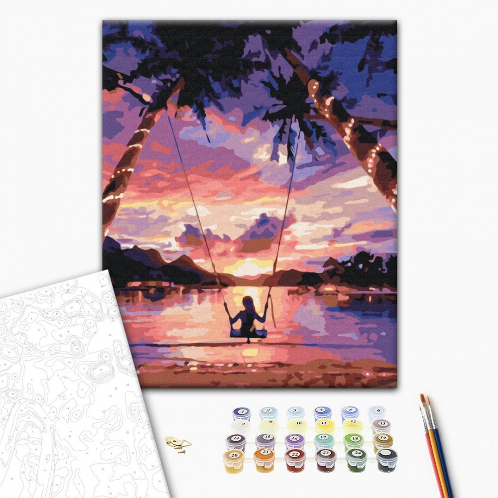 Картина по номерам Небесное наслаждение 30х40 см Brushme