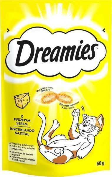 Снеки Dreamies з сиром 60 г