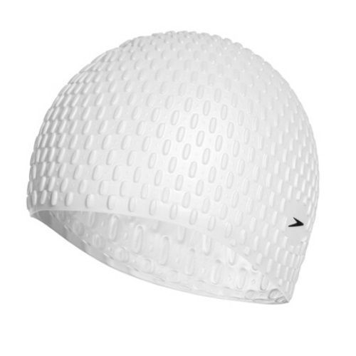 Шапочка для плавания Speedo BUBBLE CAP AF 8-709290003 one size белый