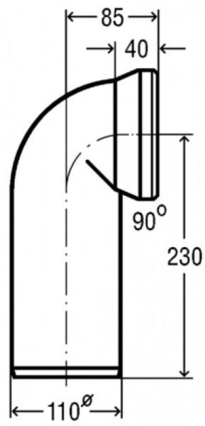 Коліно 90° Viega
