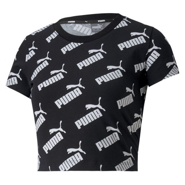 Футболка Puma Amplified AOP Fitted Tee 58122201 XS чорний