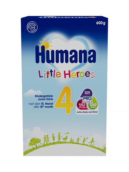 Сухая молочная смесь Humana 4 Маленькие Герои 600 г 4031244002785