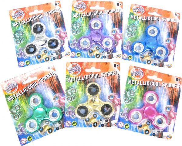 Іграшка-антистрес HGL Metallic Cool Spinner в асортименті