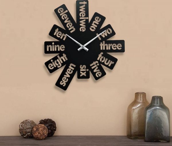 Часы настенные Taito 480x480 мм черный Moku