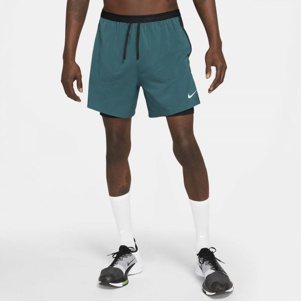 Шорти Nike NK RN DVN FLX STRD HYB SHRT DA0280-393 р. L зелений